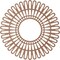Ekena Millwork Cornelius Wood Fretwork Pierced Ceiling Medallion, Wood (Paint Grade), 22"OD x 8 1/8"ID x 3/8"T CMWP22X0375CRMF - alternate 2